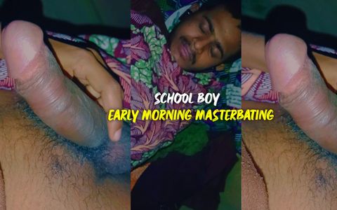 Boy Early Morning Masturbating