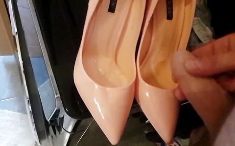 Cum on new sexy high heels my girl NO AUDIO