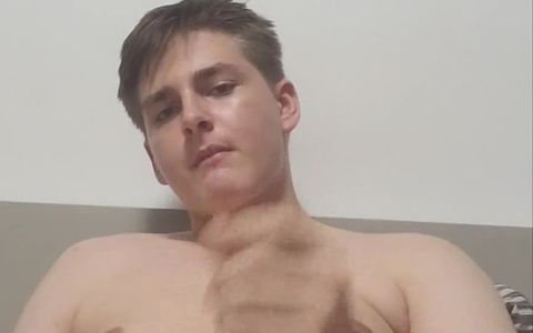 Teen with Big Cock Cumming