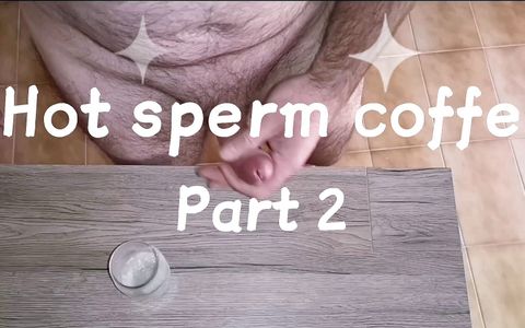 Preparation of hot sperm coffee - Part 2 - Sperm collection