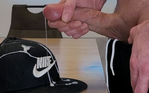 Cum on Nike Cap