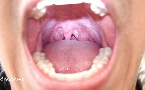 Uvula fetish mouth