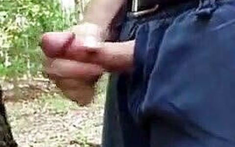 Walking in the woods with my cock out