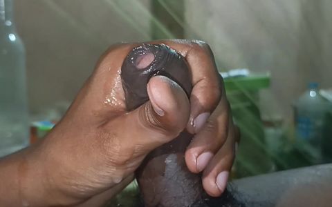 Indian Choco 18-3-24 Cumshot in Slo-mo