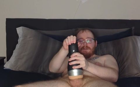 Here's a Vid of Me Trying Out My Fleshlight. It Felt Amazing to Stroke My Cock with It!