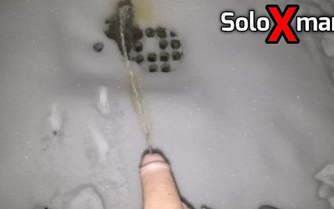 Another Big Dick Pissing in the Snow.