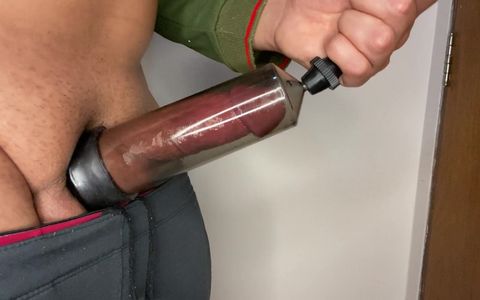 A Beautiful Story of a Dick That Decided to Grow Inside a Penis Pump