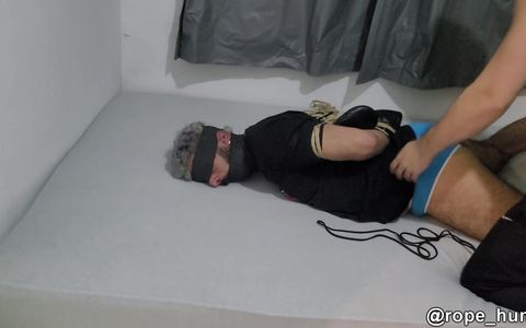 Mouth Gagging and Humping the Tied Boy