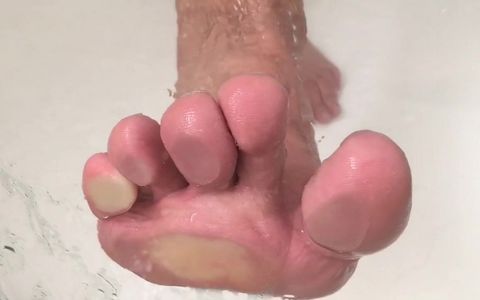 Home From Work Come Help Me Shower Wash My Big Sweaty Work Feet - Manlyfoot