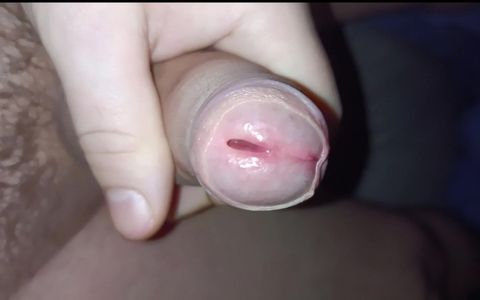Playing with my foreskin hungry
