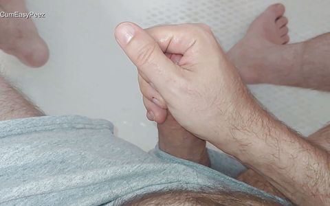 I like to jerk off before showering