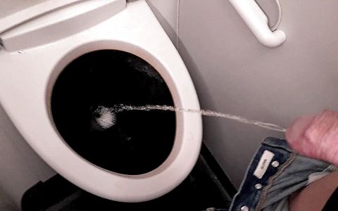 Pissing in plane