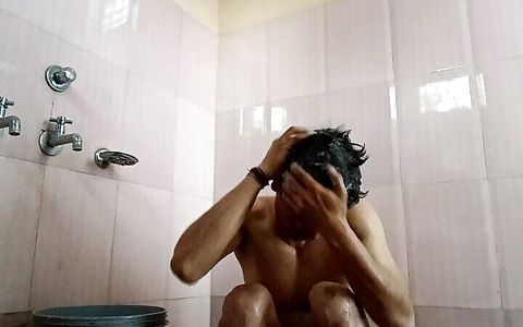 A Tatoo Cock Bathing in Saraah Tub