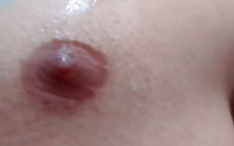 Nipple Massage by Sperms