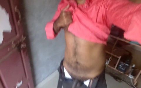 Mayanmandev Semi Nude on Red Shirt