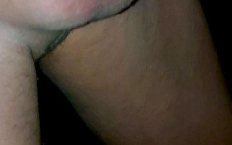 Slow motion pierced dick - closeup