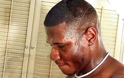 Muscular black studs banging hard and jerking dicks