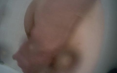 Spotting on Friend Use My Dildo and Cum in Shower