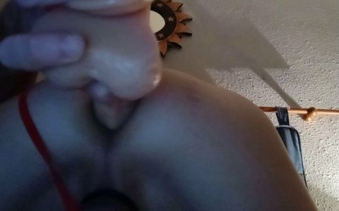 On All Fours and Fucking My Anus with a Dildo