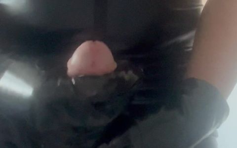 Gloved PVC Wanking