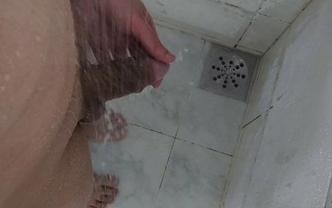 Cleaning My Uncut Dick in the Shower