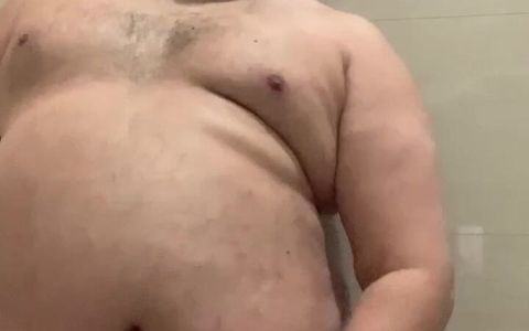Bear Masturbating at Work