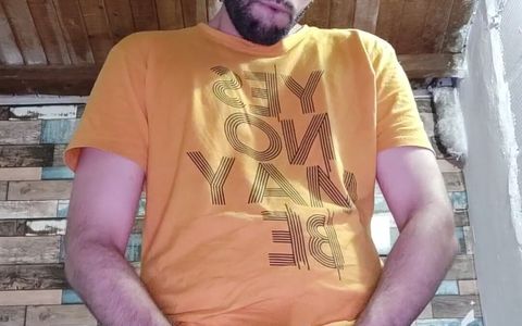 Jerking off with spit before bed