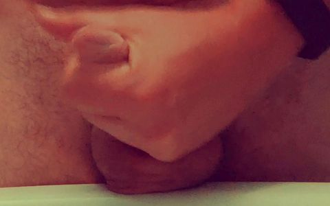 Masturbating in the sink