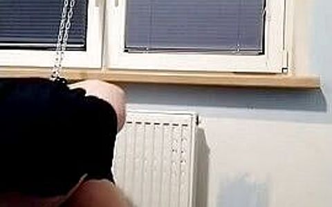 Begging slave punished for trying to get out of chastity