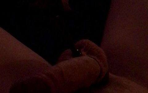 So horny, alone with my huge cock