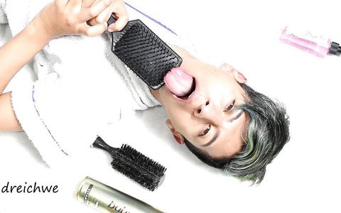 A badly arranged hair