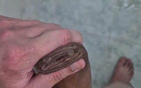 Jacking off in the Shower
