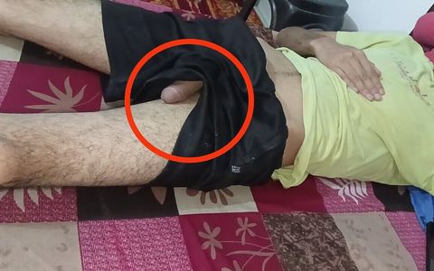 Straight Freind Next to Me in Midnight I Open His Underwear